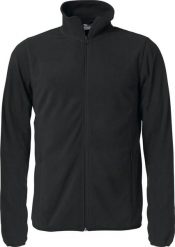 Clique Basic Micro Fleece Kurtka 100% poliester, antipilling – black. Czarne kurtki męskie CLIQUE, m, bez wzorów, z poliesteru, bez kaptura. Za 162.74 zł.