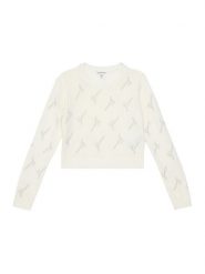 Guess Sweter J5BR28Z0870 Beżowy Regular Fit. Brązowe swetry dziewczęce Guess, z aplikacjami, z syntetyku, bez kołnierzyka. Za 139.99 zł.