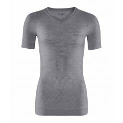 Koszulka damska Falke Wool-Tech Light. Szare t-shirty damskie Falke, m, bez wzorów, z elastanu, bez kołnierzyka. Za 440.00 zł.