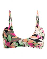 Stanik bikini z miseczkami dla Kobiety PRINTED BEACH CLASSICS Czarny. Czarne bikini damskie Roxy, bez wzorów. Za 179.00 zł.