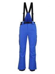 Peak Mountain Softshellowe spodnie narciarskie "Candalo" w kolorze niebieskim rozmiar: M. Niebieskie spodnie materiałowe męskie Peak Mountain, bez wzorów, z tkaniny. Za 390.00 zł.