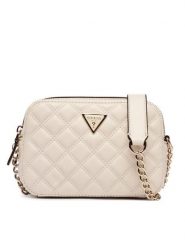 Guess Torebka HWQG96 73140 Kremowy. Białe torebki wieczorowe Guess, z aplikacjami, ze skóry, wizytowe, bez kołnierzyka, bez ramiączek. Za 549.99 zł.