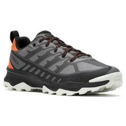 Buty trekkingowe męskie Merrell Speed Eco. Czarne buty trekkingowe męskie MERRELL, z materiału, bez zapięcia, trekkingowe. Za 448.00 zł.