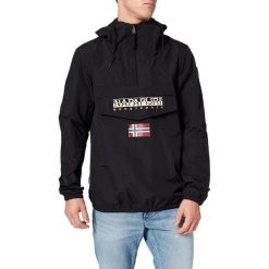 Kurtka turystyczna męska Napapijri Shade Sum. Czarne kurtki męskie Napapijri, m, bez wzorów, z poliamidu, sportowe, bez kaptura. Za 612.70 zł.