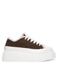 Inuikii Trampki Matilda Curly 1001.001.0381 Brązowy. Brązowe trampki i tenisówki damskie Inuikii, bez wzorów, ze skóry. Za 1,149.00 zł.