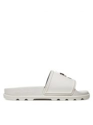KARL LAGERFELD Klapki KL80970N Biały. Białe klapki damskie Karl Lagerfeld, bez wzorów, z tworzywa sztucznego, bez obcasa. Za 439.99 zł.