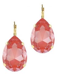 Otazu Pozłacane kolczyki z kryształami Swarovski rozmiar: onesize. Żółte kolczyki damskie Otazu, z kryształem, pozłacane, z zapięciem typu bigiel. Za 209.33 zł.