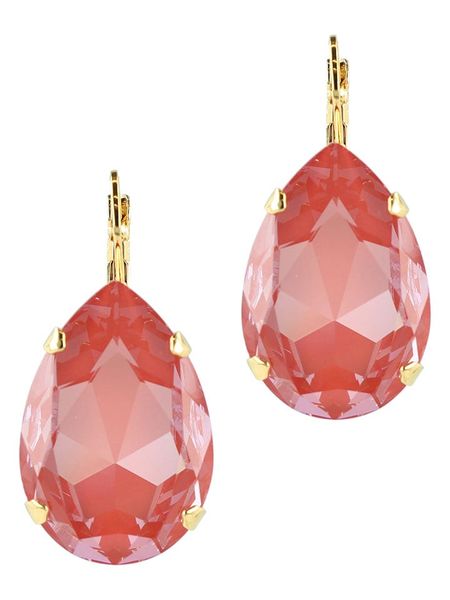 Otazu Pozłacane kolczyki z kryształami Swarovski rozmiar: onesize. Żółte kolczyki damskie Otazu, z kryształem, pozłacane, z zapięciem typu bigiel. Za 222.41 zł.