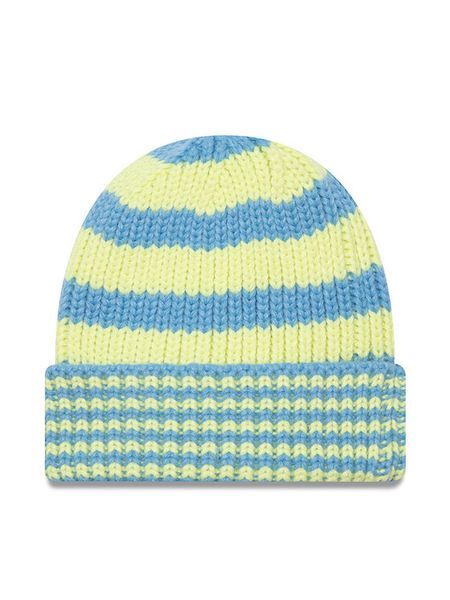 New Era Czapka Stripe Knit Bean 60565458 Niebieski. Niebieskie czapki zimowe damskie New Era, z materiału. Za 149.99 zł.