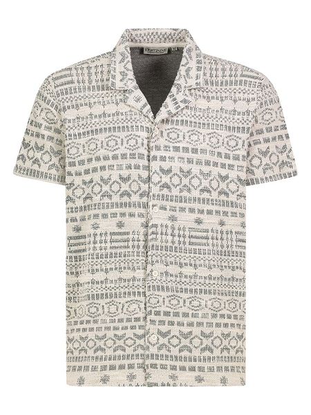 Eight2Nine Koszula w kolorze beżowo-szarym rozmiar: XL. Brązowe koszule męskie Eight2Nine, xl, bez wzorów, bez kołnierzyka, bez ramiączek. Za 134.95 zł.