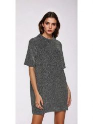 Monki Sukienka w kolorze czarnym rozmiar: XS. Czarne sukienki damskie Monki, na co dzień, xs, bez wzorów, bez kołnierzyka, bez ramiączek, mini, proste. Za 39.99 zł.