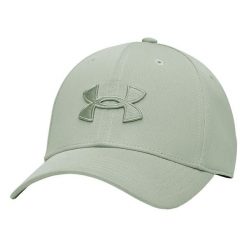 Czapka sportowa, oddychająca Unisex - Blitzing Low Cap. Zielone czapki męskie Under Armour, bez wzorów, z materiału. Za 117.65 zł.