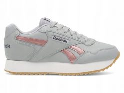 Buty Damskie Reebok Glide Ripple Sportowe Skórzane. Szare buty sportowe na co dzień damskie Reebok, bez wzorów, z gumy, trekkingowe. Za 333.00 zł.