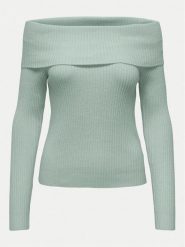 ONLY Sweter Katia 15311830 Zielony Regular Fit. Zielone swetry klasyczne damskie Only, xl, z syntetyku, bez kołnierzyka. Za 69.99 zł.