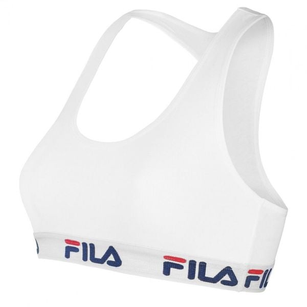 Bawełniany biustonosz damski Fila. Białe biustonosze Fila, bez wzorów, z bawełny. Za 87.45 zł.