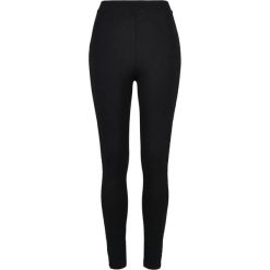 Legginsy Damskie Z Koronkowym Nadrukiem Flock. Czarne legginsy damskie Urban Classics, xs, bez wzorów, z koronki. Za 149.99 zł.