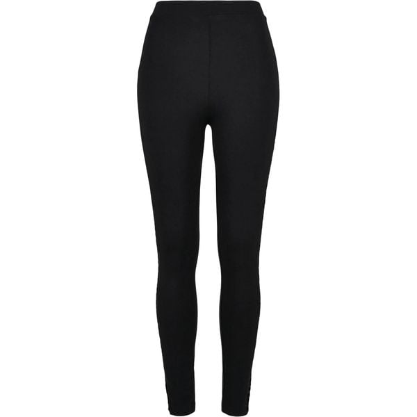 Legginsy Damskie Z Koronkowym Nadrukiem Flock. Czarne legginsy damskie Urban Classics, xs, bez wzorów, z koronki. Za 122.99 zł.