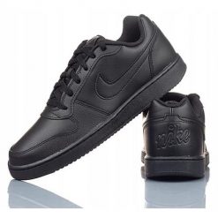 Buty Męskie Sportowe Nike Ebernon Low. Czarne buty sportowe na co dzień męskie Nike, bez zapięcia. Za 255.20 zł.