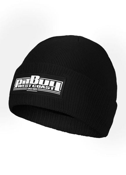 Czapka męska Pitbull zimowa One Tone Boxing. Czarne czapki męskie PITBULL, na zimę, z aplikacjami, z dzianiny. Za 59.00 zł.