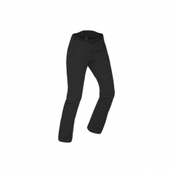 Spodnie turystyczne zimowe damskie SH500 x-Warm stretch czarne. Czarne spodnie materiałowe damskie QUECHUA, bez wzorów, z elastanu. Za 169.99 zł.