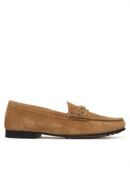 Tommy Hilfiger Mokasyny Th Chain Suede Loafer FW0FW09327 Brązowy. Brązowe mokasyny damskie Tommy Hilfiger, ze skóry. Za 569.99 zł.