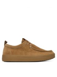 Tommy Hilfiger Półbuty Modern Light Suede Moc Toe Shoe FM0FM05501 Brązowy. Brązowe półbuty męskie Tommy Hilfiger, ze skóry, bez zapięcia. Za 359.99 zł.
