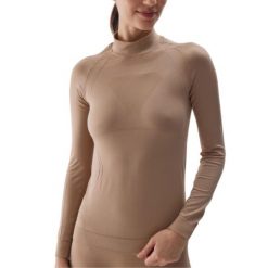 Koszulka termoaktywna damska 4F. Brązowe bielizna termoaktywna damska 4f, bez wzorów, bez kołnierzyka, bez ramiączek. Za 189.99 zł.