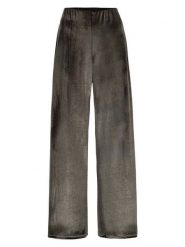 Herrlicher Spodnie w kolorze ciemnobrązowym rozmiar: L. Brązowe spodnie materiałowe damskie Herrlicher, bez wzorów, z materiału, z podwyższonym stanem. Za 168.45 zł.