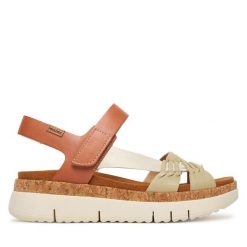 Sandały Pikolinos. Sandały damskie Pikolinos, bez wzorów, bez obcasa, na płaskiej podeszwie. Za 559.99 zł.