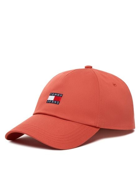 Tommy Jeans Czapka z daszkiem Tjw Heritage Core 5 Panel Cap AW0AW16991 Koralowy. Pomarańczowe czapki z daszkiem damskie Tommy Jeans, bez wzorów, z bawełny. Za 149.99 zł.