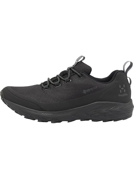 Haglöfs Buty trekkingowe "LIM FH GTX Low" w kolorze czarnym rozmiar: 43 1/3. Czarne buty trekkingowe męskie Haglöfs, z gore-texu, bez zapięcia, outdoorowe, gore-tex. Za 524.62 zł.