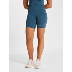 Szorty damskie Hummel Hiit Intensity. Niebieskie szorty damskie HUMMEL, bez wzorów, sportowe. Za 236.50 zł.