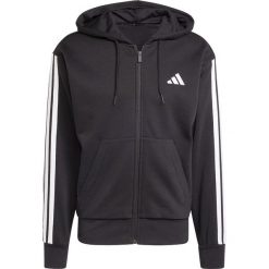 Bluza Polarowa Adidas Czarna i Biała. Białe bluzy z kapturem męskie Adidas, m, z materiału. Za 286.85 zł.