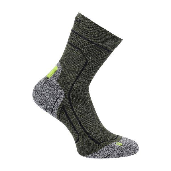 Skarpetki CMP Softair. Zielone skarpetki damskie CMP, bez wzorów, z dzianiny. Za 49.99 zł.