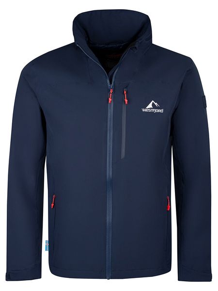 Westfjord Kurtka funkcyjna "Esja" w kolorze granatowym rozmiar: S. Niebieskie kurtki outdoor męskie Westfjord, m, bez wzorów, bez kaptura. Za 300.95 zł.