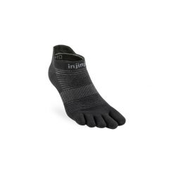 Skarpetki Injinji Original Weight No-Show. Szare skarpetki damskie Injinji, bez wzorów, ze skóry. Za 132.00 zł.