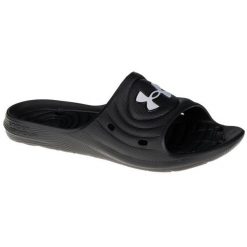 Klapki Under Armour Locker Iv Sl 3023758-001 czarne. Czarne klapki i japonki męskie . Za 126.61 zł.
