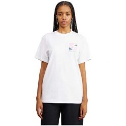 Koszulka damska Ellesse Fortunata. Białe topy sportowe damskie Ellesse, bez wzorów, z bawełny, bez ramiączek. Za 78.99 zł.
