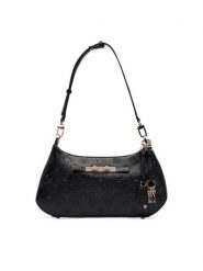 Guess Torebka Carmella HWPD22 25180 Czarny. Czarne torebki klasyczne damskie Guess, z aplikacjami, ze skóry, bez dodatków. Za 544.99 zł.