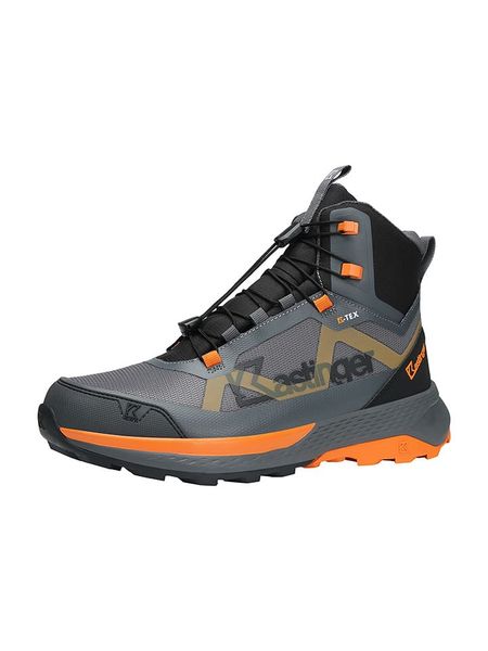 Kastinger Botki turystyczne "LH-Knaudach Mid KTX" w kolorze szaro-pomarańczowym rozmiar: 47. Szare obuwie trekkingowe damskie Kastinger. Za 241.56 zł.
