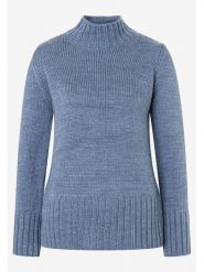 More & More Sweter w kolorze błękitnym rozmiar: 42. Niebieskie golfy damskie MORE & MORE, bez wzorów, z wełny, bez ramiączek. Za 120.95 zł.