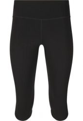 Damskie legginsy 3/4 Athlecia Franz V3. Czarne legginsy sportowe damskie Athlecia, s, bez wzorów, z materiału, do biegania. Za 184.00 zł.