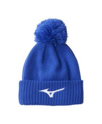 Czapka Mizuno Crested Bobble niebieska. Niebieskie czapki męskie Mizuno, bez wzorów, z bawełny. Za 250.72 zł.