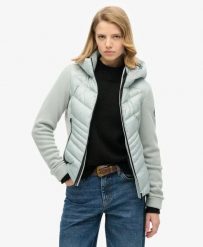 Kurtka polarowa z kapturem Storm od SUPERDRY. Szare kurtki damskie Superdry., s, bez wzorów, z polaru, z kapturem. Za 470.40 zł.
