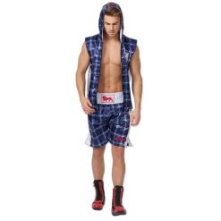 Szorty bokserskie Lonsdale Spaxton. Niebieskie szorty męskie Lonsdale, bez wzorów, z poliesteru. Za 296.00 zł.