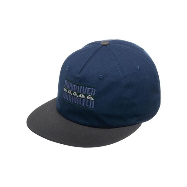 Czapka Snapback dla Mężczyzn QS FRASSNASSA Niebieski. Niebieskie czapki męskie Quiksilver, bez wzorów, z bawełny. Za 139.99 zł.