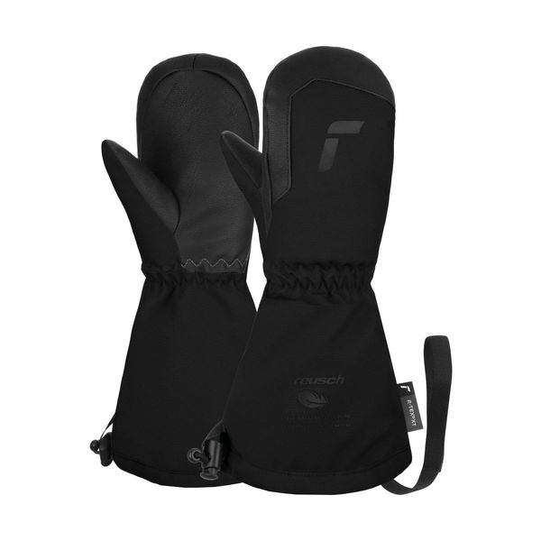 Rękawiczki narciarskie dla niemowląt Reusch. Czarne rękawiczki dziecięce REUSCH, bez ramiączek. Za 169.99 zł.