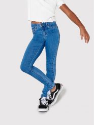Kids ONLY Jeansy Rain 15234586 Niebieski Skinny Fit. Niebieskie spodnie dziewczęce Kids Only, z jeansu. Za 79.99 zł.