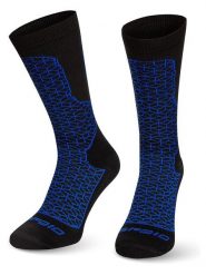 Spaio Skarpety funkcyjne "Breeze" w kolorze czarno-niebieskim rozmiar: 44-46. Czarne skarpetki męskie Spaio, bez wzorów, z materiału. Za 56.99 zł.