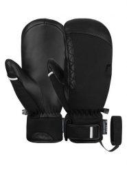 Reusch Rękawiczki funkcyjne "Laura" w kolorze czarnym rozmiar: 7,5. Czarne rękawiczki damskie REUSCH, bez wzorów, ze skóry. Za 353.27 zł.